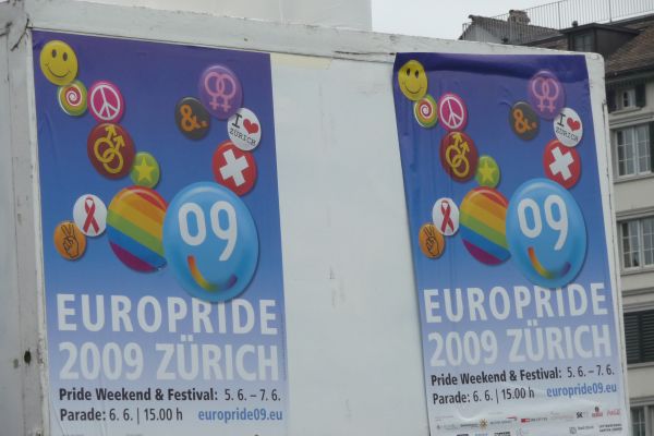 Affiches Europride 2009 — Zürich