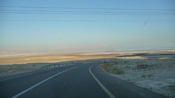 Descente sur la mer morte depuis Jérusalem