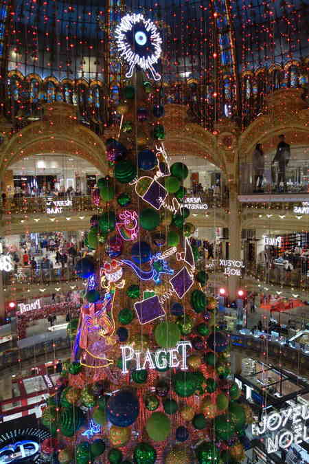 Décoration et Illuminations Magasin Galerie La Fayette - Paris