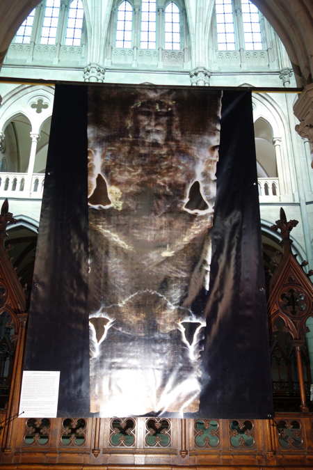 Reproduction partielle du linceuil de Turin — Eglise St Etienne — Mülhouse