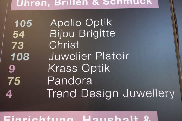 Panneau d'affichage — Gare de Postdam (D)