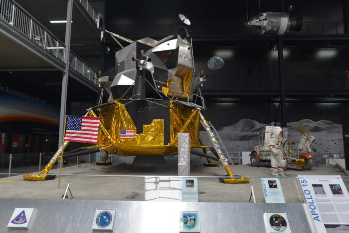 Réplique grandeur nature du module lunaire des missions US Apollo