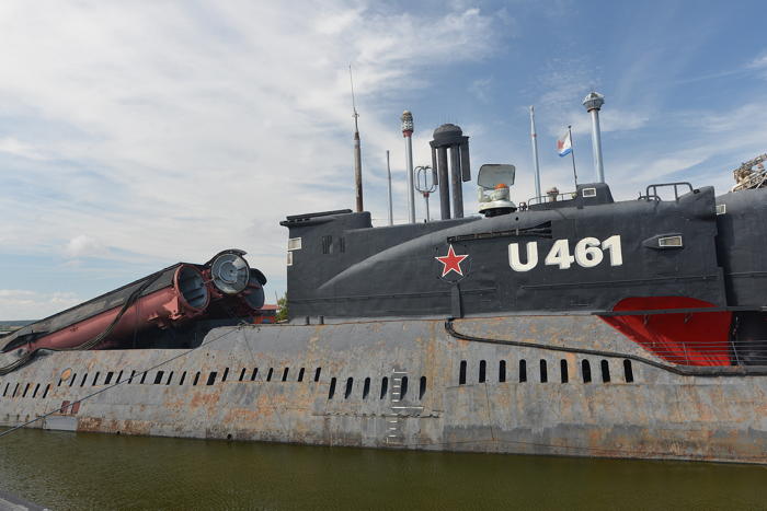 Sous-marin musée U461 dans le port de Peenemünde — Peenemünde (D)