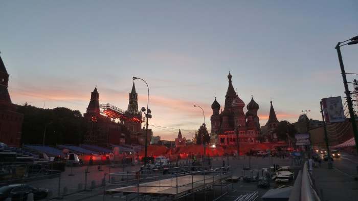 — Redbull Show de free style au pied de St Basile — Moscou —