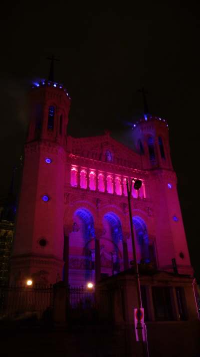 - Basilique de Fourvière - Fête des Lumières - Lyon -