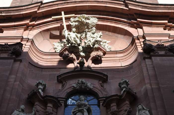 — Façade de l'Eglise St Augustin — St Augustine strasse - Mainz/Mayence —