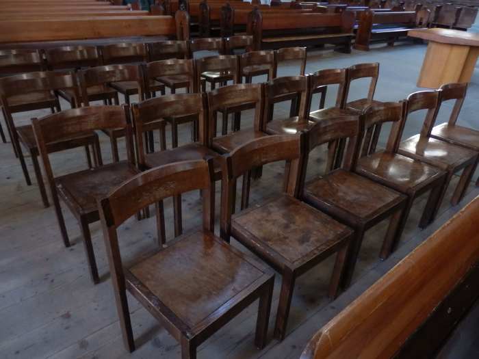 — Rangées de sièges - Collégiale St Vincent - Berne —