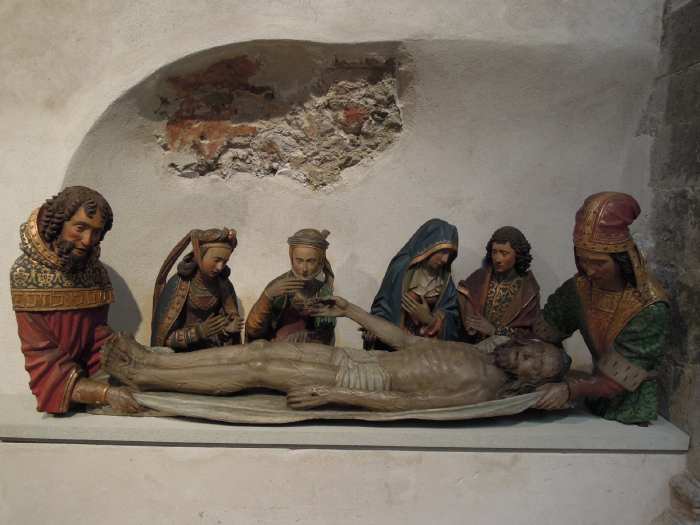 — Mise au tombeau vue dans une église - Cologne —