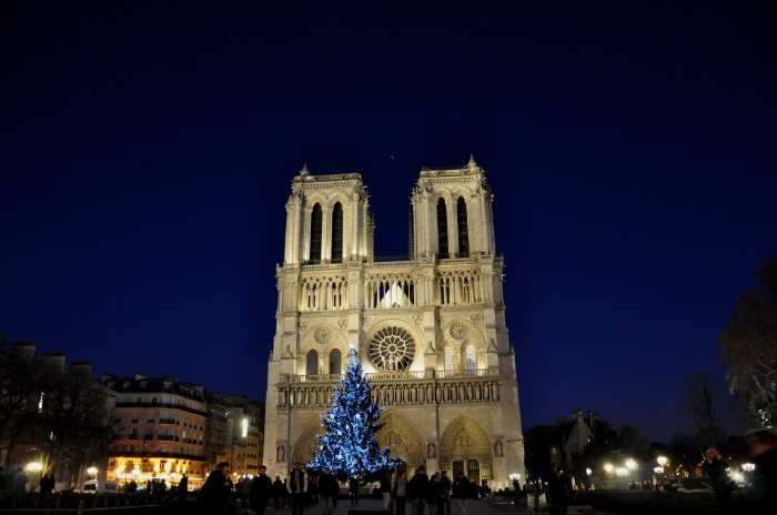 — Cathédrale Notre-Dame de Paris vue depuis le parvis - Paris —