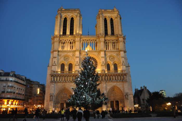 — Cathédrale Notre-Dame de Paris vue depuis le parvis - Paris —