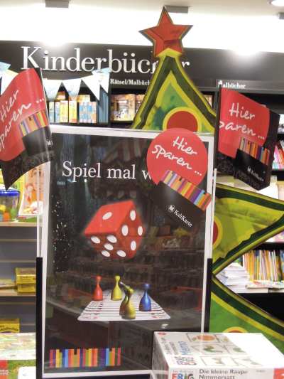 — Décoration de Noël chez un libraire - Cologne —