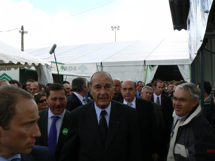 — Visite de Jacques Chirac au Sommet de l'élevage — Clermont-Cournon d'Auvergne —