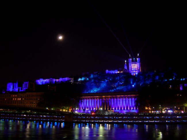 Fête des Lumières — Basilique de Fourvière (Lyon) — 