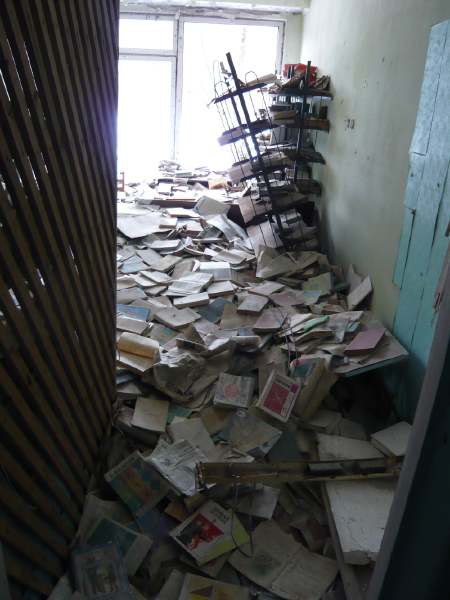 Bâtiment d'école — Pripyat — Zone de Tchernobyl