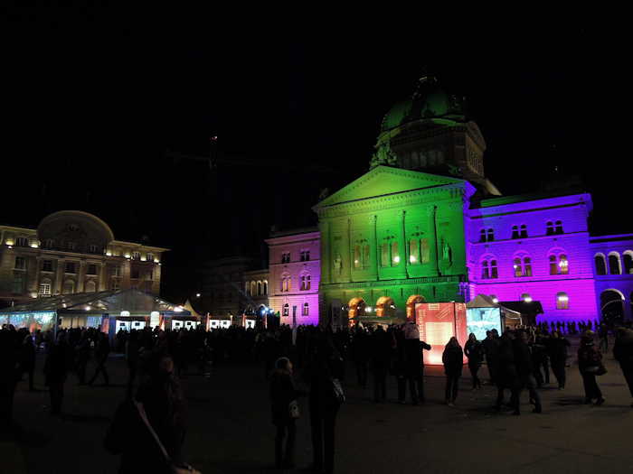 — Façade du Bundesrat — Nuit des musées — Bern/Berne —