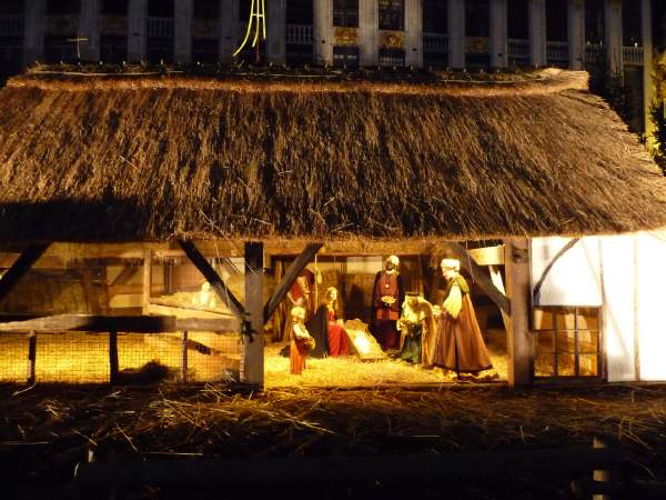 Crèche en extérieur