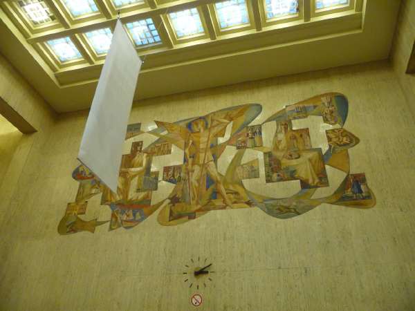 Fresque St Michel — Bruxelles
