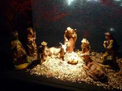 Creche de Noël avec mages