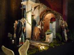 Creche de Noël avec mages