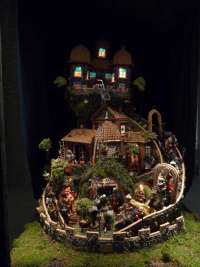 Creche de Noël avec mages
