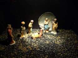 Creche de Noël avec mages