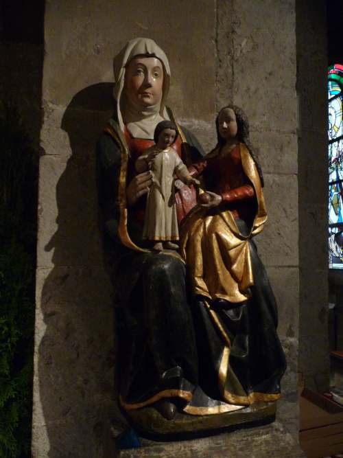 "Ste Anne", Marie et l'enfant Jésus