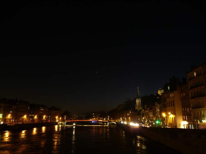 Passerelle St Georges et église St Georges