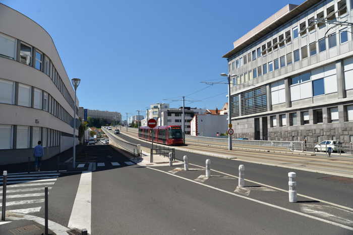 — Tramway sur le Viasuc St Jacques — Clermont-Ferrand —