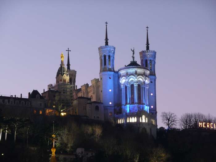 Fête des lumières — Basilique "Notre-Dame de Fourvière" — Lyon
