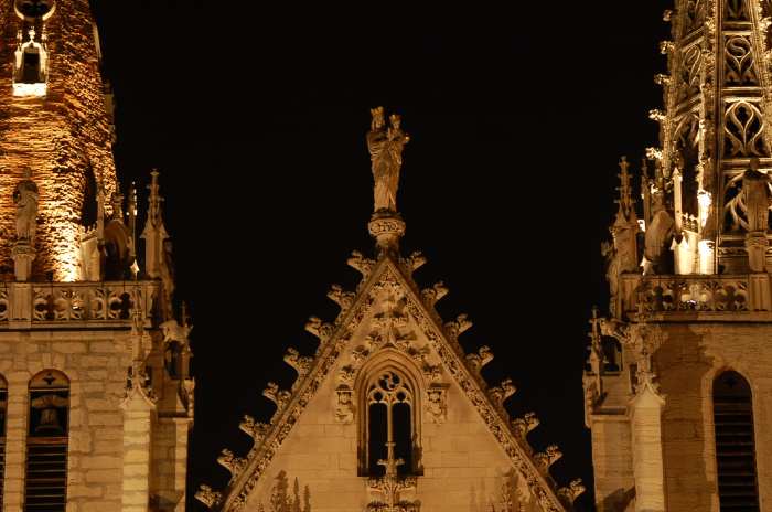 Fête des lumières — Eglise St Nizier — Lyon