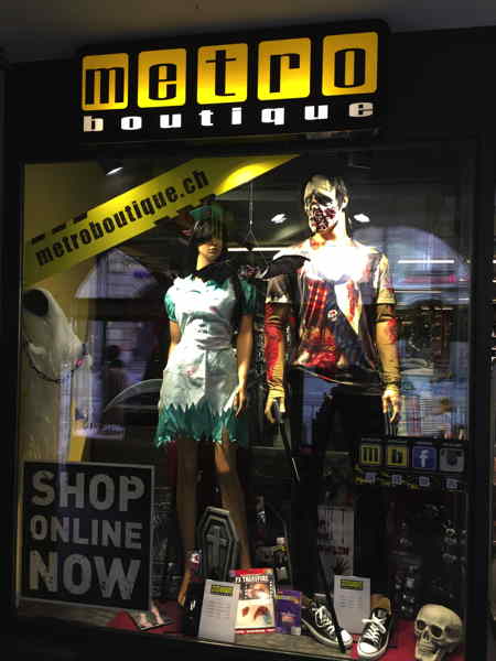 — Vitrine Metro boutique — Bern/Berne —