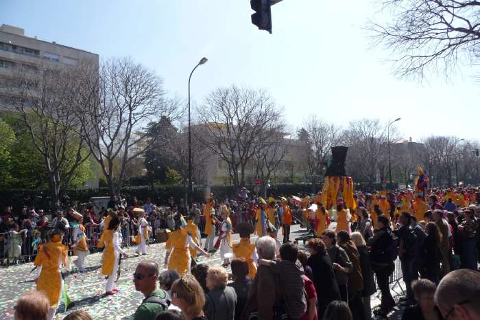 Carnaval de Marseille sur l'Avenue du Prado à Marseille
