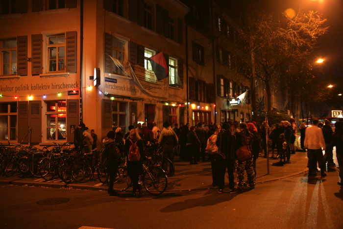 Point de ralliement de la Zombie Walk — Bâle/Basel
