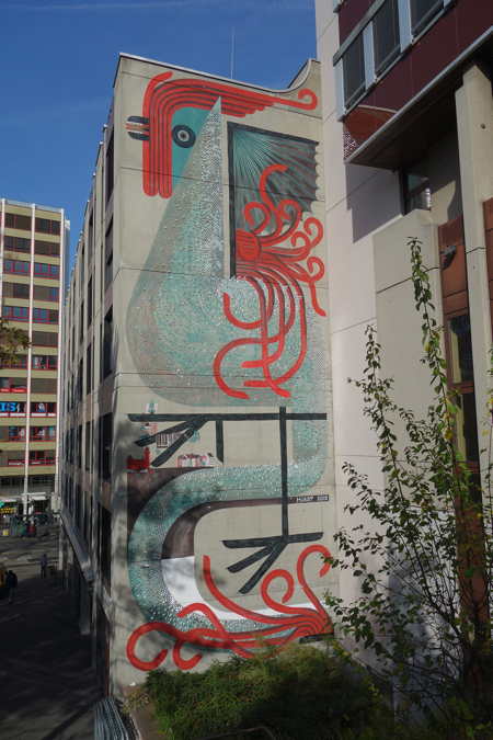 — Basilic en peinture murale — Bâle/Basel —