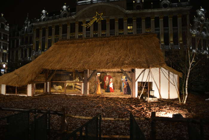 Crèche sur la Grand' Place — Bruxelles