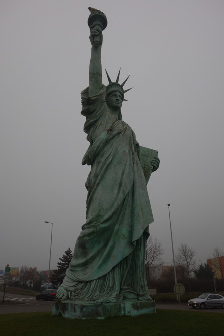 Réplique de la statue de la Liberrté par Bartholdi — Colmar