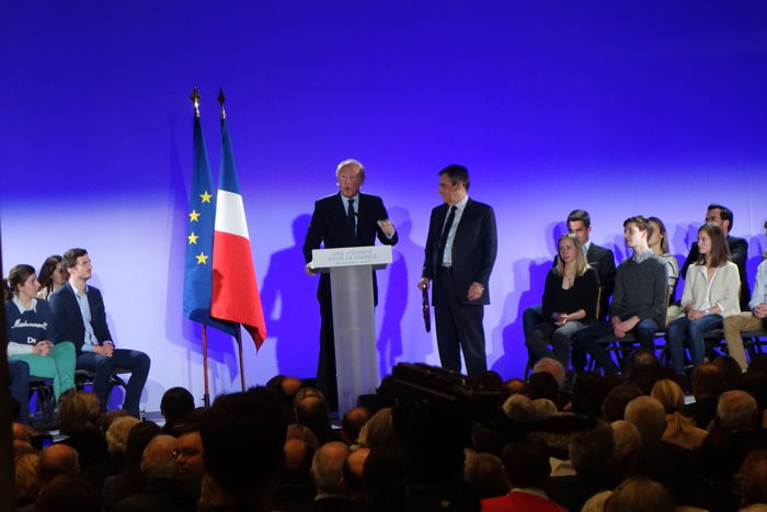 B. Hortefeux et F. Fillon — Meeting de Clermont-Fd/Cournon — 7 Avril 2017