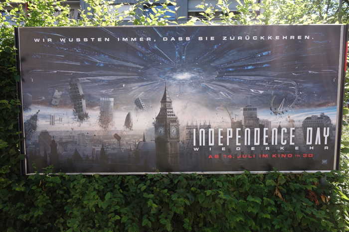 — Affiche du Film "Independence Day" — Bern/Berne —
