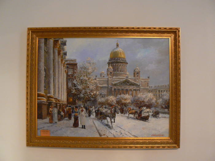 — Tableau "Cathédrale St Isaac" — Août 2006 — St Petersbourg —