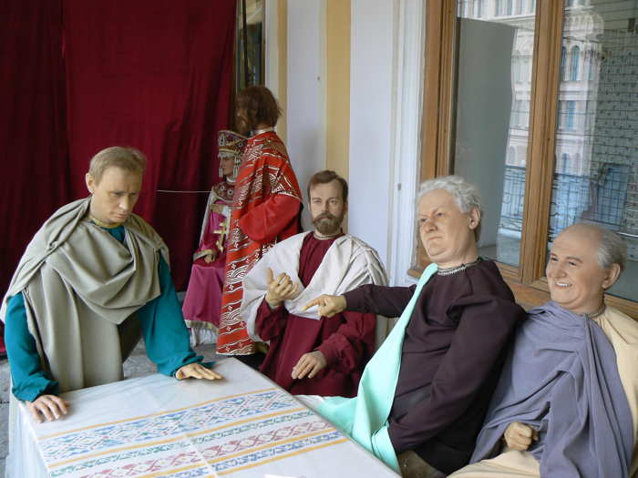 Galerie Tussauds dans un grand magasin — Août 2006 — St Petersbourg