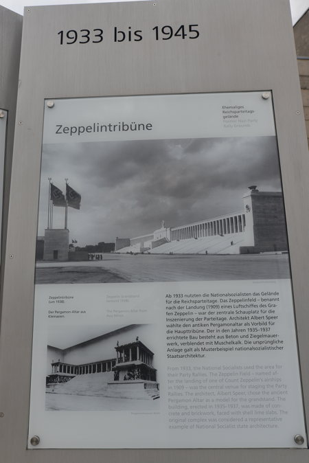 "Reichsparteitagsgelände" ("terrain du congrès du parti du Reich") — Nuremberg (D)