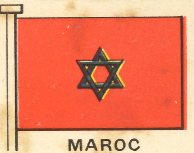 Drapeau du Maroc avant 1948