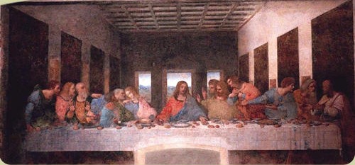 La cène par Léonard De Vinci
