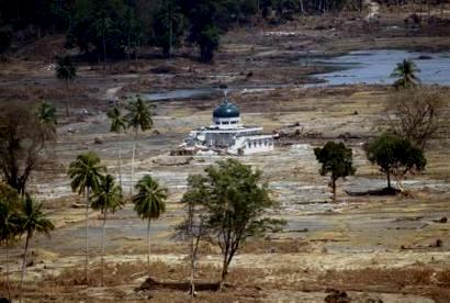 mosquée épargnée par le tsunami