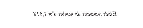Ecriture en miroir