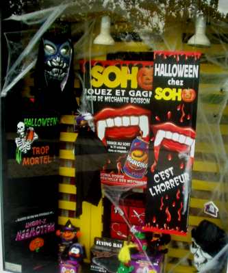 vitrine Halloween