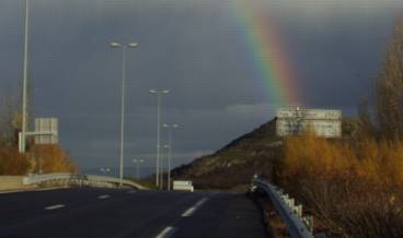 arc en ciel sur la RN389