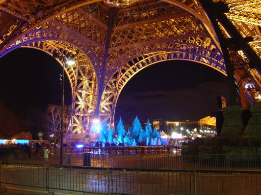 Au pied de la Tour Eiffel
