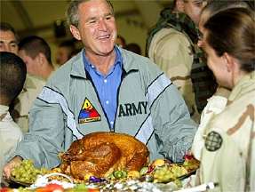 Président Bush en Irak