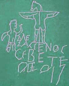 crucifié à tête d'âne